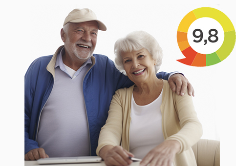 Een man en zijn vrouw die dik tevreden zijn over Liftoffertes en dit op klantenvertellen hebben geplaatst.